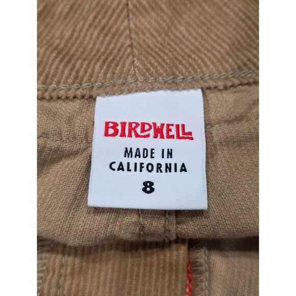 New! Birdwell Beach Britches Women's Toast Retro Boho Classic Corduroy Shorts, 8 - Picture 8 of 8